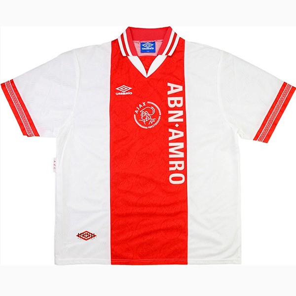 Tailandia Camiseta Ajax Primera equipación Retro 1994 1995 Rojo Blanco